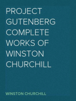 Project Gutenberg Complete Works of Winston Churchill