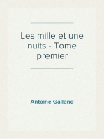 Les mille et une nuits - Tome premier