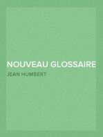 Nouveau Glossaire Genevois, tome 1/2