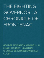 The Fighting Governor : A Chronicle of Frontenac