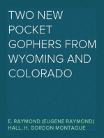 Two New Pocket Gophers from Wyoming and Colorado
