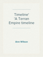 Timeline
A Terran Empire timeline