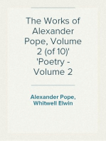 The Works of Alexander Pope, Volume 2 (of 10)
Poetry - Volume 2