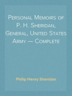 Personal Memoirs of P. H. Sheridan, General, United States Army — Complete