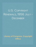 U.S. Copyright Renewals, 1956 July - December