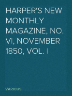 Harper's New Monthly Magazine, No. VI, November 1850, Vol. I
