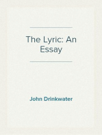 The Lyric: An Essay