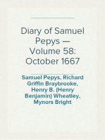 Diary of Samuel Pepys — Volume 58