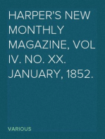 Harper's New Monthly Magazine, Vol IV. No. XX. January, 1852.