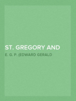 St. Gregory and the Gregorian Music