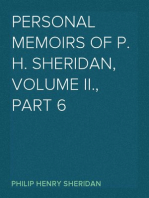 Personal Memoirs of P. H. Sheridan, Volume II., Part 6
