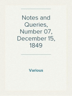 Notes and Queries, Number 07, December 15, 1849