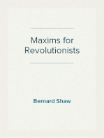 Maxims for Revolutionists