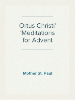 Ortus Christi
Meditations for Advent