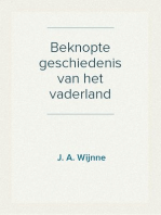 Beknopte geschiedenis van het vaderland