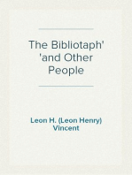 The Bibliotaph
and Other People