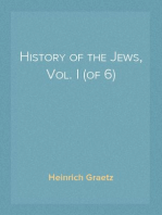 History of the Jews, Vol. I (of 6)