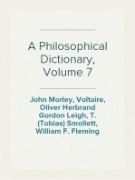 A Philosophical Dictionary, Volume 7