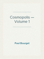 Cosmopolis — Volume 1