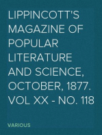 Lippincott's Magazine of Popular Literature and Science, October, 1877. Vol XX - No. 118