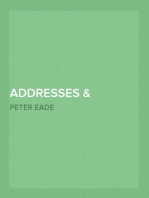 Addresses & Papers / Collectanea