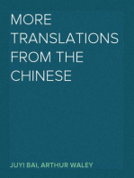 More Translations from the Chinese