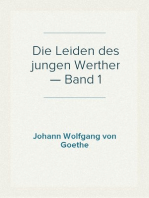 Die Leiden des jungen Werther — Band 1