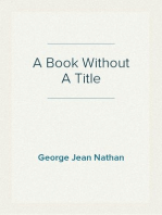 A Book Without A Title