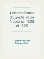 Lettres écrites d'Égypte et de Nubie en 1828 et 1829