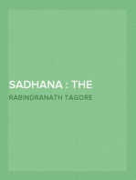Sadhana : the realisation of life