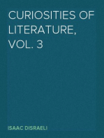 Curiosities of Literature, Vol. 3