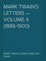 Mark Twain's Letters — Volume 4 (1886-1900)