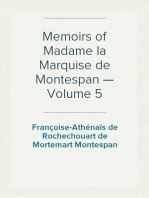 Memoirs of Madame la Marquise de Montespan — Volume 5