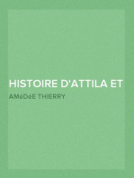 Histoire d'Attila et de ses successeurs (2/2)
jusqu'à l'établissement des Hongrois en Europe