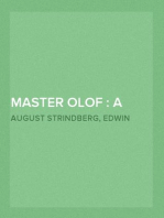 Master Olof : a Drama in Five Acts