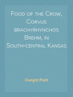 Food of the Crow, Corvus brachyrhynchos Brehm, in South-central Kansas