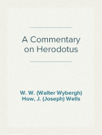 A Commentary on Herodotus