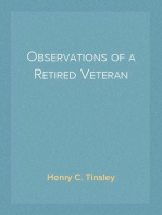 Observations of a Retired Veteran
