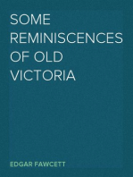 Some Reminiscences of old Victoria