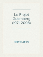 Le Projet Gutenberg (1971-2008)