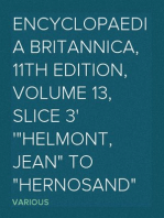 Encyclopaedia Britannica, 11th Edition, Volume 13, Slice 3
"Helmont, Jean" to "Hernosand"