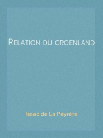 Relation du groenland