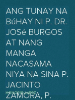 Ang Tunay na Búhay ni P. Dr. José Burgos at Nang Manga Nacasama Niya na Sina P. Jacinto Zamora, P. Mariano Gómez at and Nadayang Miguel Zaldua