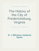 The History of the City of Fredericksburg, Virginia