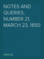 Notes and Queries, Number 21, March 23, 1850