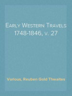 Early Western Travels 1748-1846, v. 27