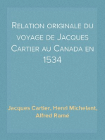 Relation originale du voyage de Jacques Cartier au Canada en 1534