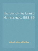 History of the United Netherlands, 1588-89