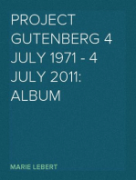 Project Gutenberg 4 July 1971 - 4 July 2011
