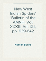 New West Indian Spiders
Bulletin of the AMNH, Vol. XXXIII, Art. XLI, pp. 639-642
